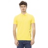 Trendy Yellow Cotton Polo Shirt