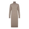 Soft Knit Roll Neck Long Dress