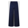 Ribbed high waist wide leg trousers