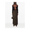 Sophisticated Coffee Brown Maxi Skirt