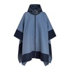 Pegaso-jacquard fine-knit cape