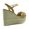 Beige High-Quality Wedge Sandals