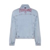 Denim Blue Medium Jacket with Embroidered Logo