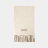 Jacquemus the Gradient-Effect harvesting scarf franged scarf