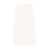 Knitted Fringed Cream Skirt