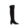 Letizia 45Mm Thin Block Square in leatherToe Over The Knee Boot