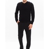 Medium Black Double Neck Wool Sweater