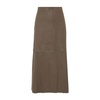 Butter-soft Leather A-line Skirt