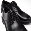 Black leather Dean shoes