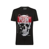 Skull Rhinestone Cotton T-shirt