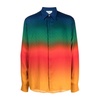 Peace Gradient silk shirt