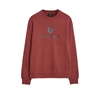 Signature Crewneck Sweatshirt in Lava Red