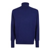 Blue Cashmere Turtleneck Sweater AW24