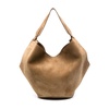 Brown Suede Tote Bag