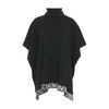 Black Knit Poncho AW24