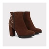 Studded Ankle Boot with Side Zip