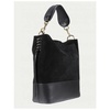 Suede and Leather Bucket Bag