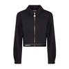 Black Wool-Blend Sports Jacket