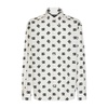 Oversize cotton shirt with DG Monogram print