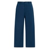 gabardine trousers with back logo waist