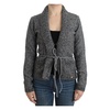 Elegant Grey Knit Jacket