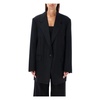 Black Wool Blazer Jacket