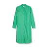 Striped Shirt Dress Green Yarpo Crissy