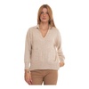 PHINE Pullover, Polo Neck, V Neck, Front Pockets