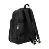 Black Vertical Zip Backpack