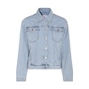 Denim Blue Medium Jacket with Embroidered Logo