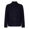 Navy Blue Wool Workwear Jacket