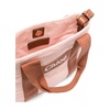 Pink Corduroy Leather Shoulder Bag