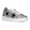 Glitter Silver Sneakers Rubber Sole