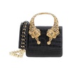 Exotic Serpent Embossed Tiger Handbag