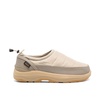 Beige Slip-On Sneakers with Padded Design