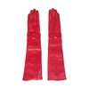 Elegant Red Lambskin Gloves