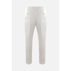 Beige Regular-Fit Trousers