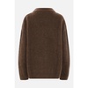 Brown Cable Knit Sweater