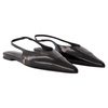 elena slingback flats -  - calfskin - black