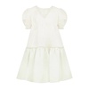 Taffeta Babydoll Dress Natural Style