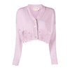 Light Orchid V-Neck Cardigan