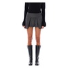 Charcoal Bubble Mini Skirt