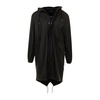 Black Fishtail Parka Coat