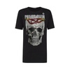 Crystal Skull Print Round Neck T-shirt