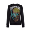 LS Skull Black Sweatshirt with Signature Design