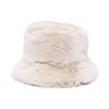 Faux-Fur Wide Brim Hat