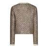 Short Blazer In Gold Lurex Tweed