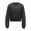 Black Crochet Cardigan AW24