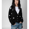 Black Cashmere Star Pattern Jacket