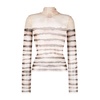 Striped Long Sleeve Turtleneck